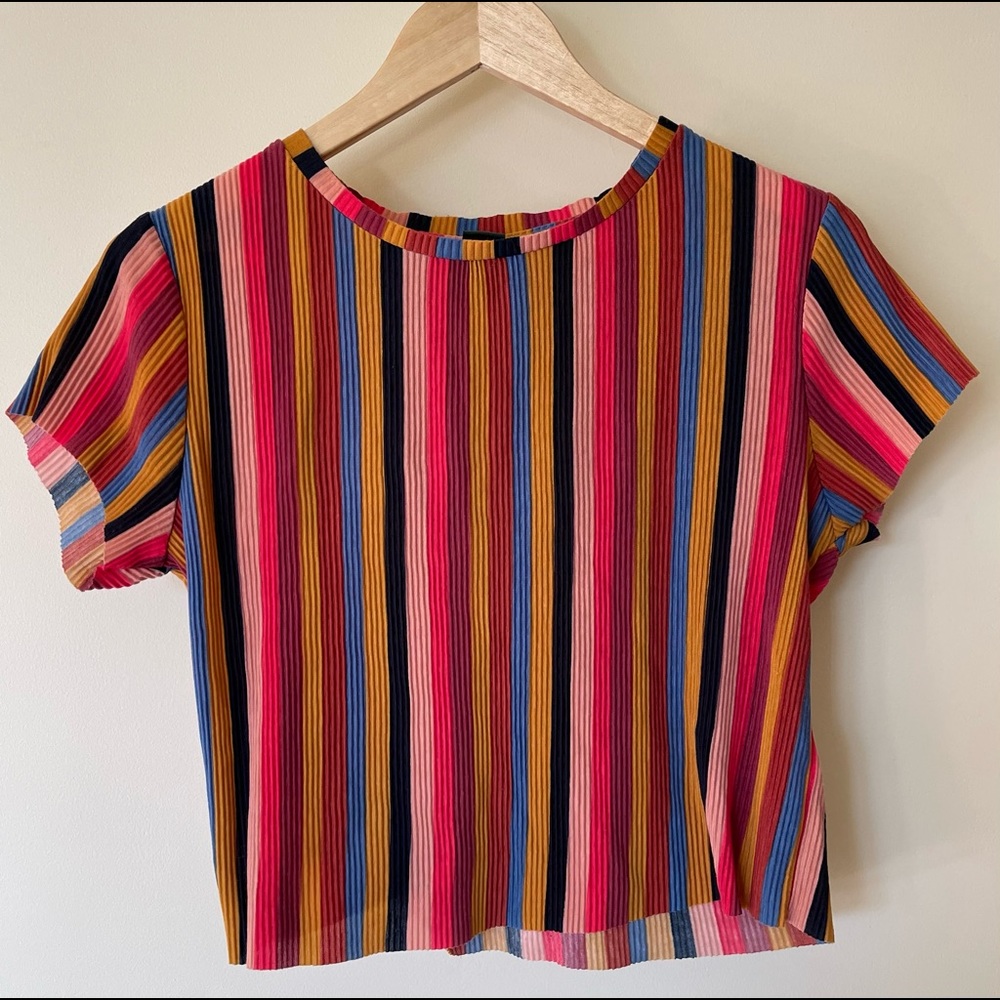 Multi-Color Wild Fable Crop Top